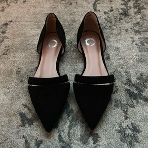 Black flats size 7